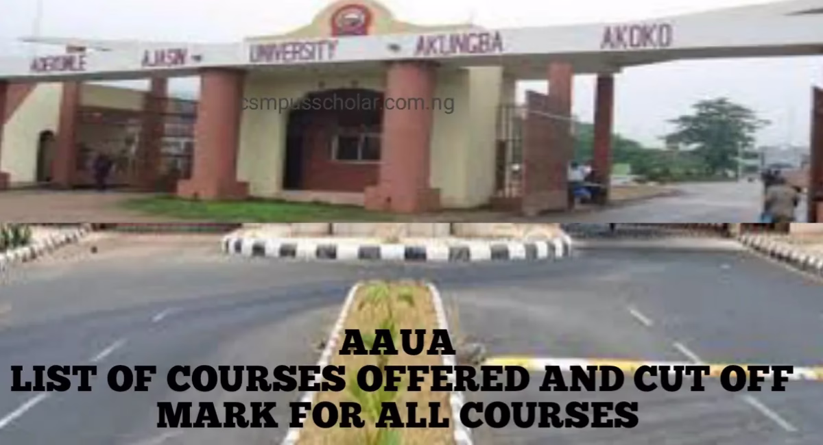 Adekunle Ajasin University Cut Off Mark